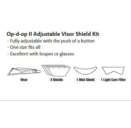 FaceShield Op-d-op II Adjustable Visor Shield Kit