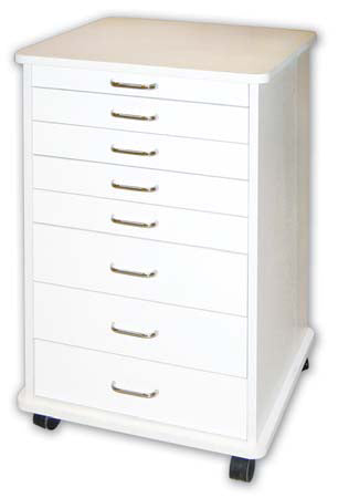 Doctor's mobile cabinet- light grey or white