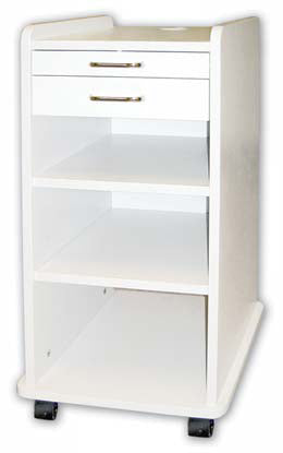 Utility mobile cabinet - light grey or white