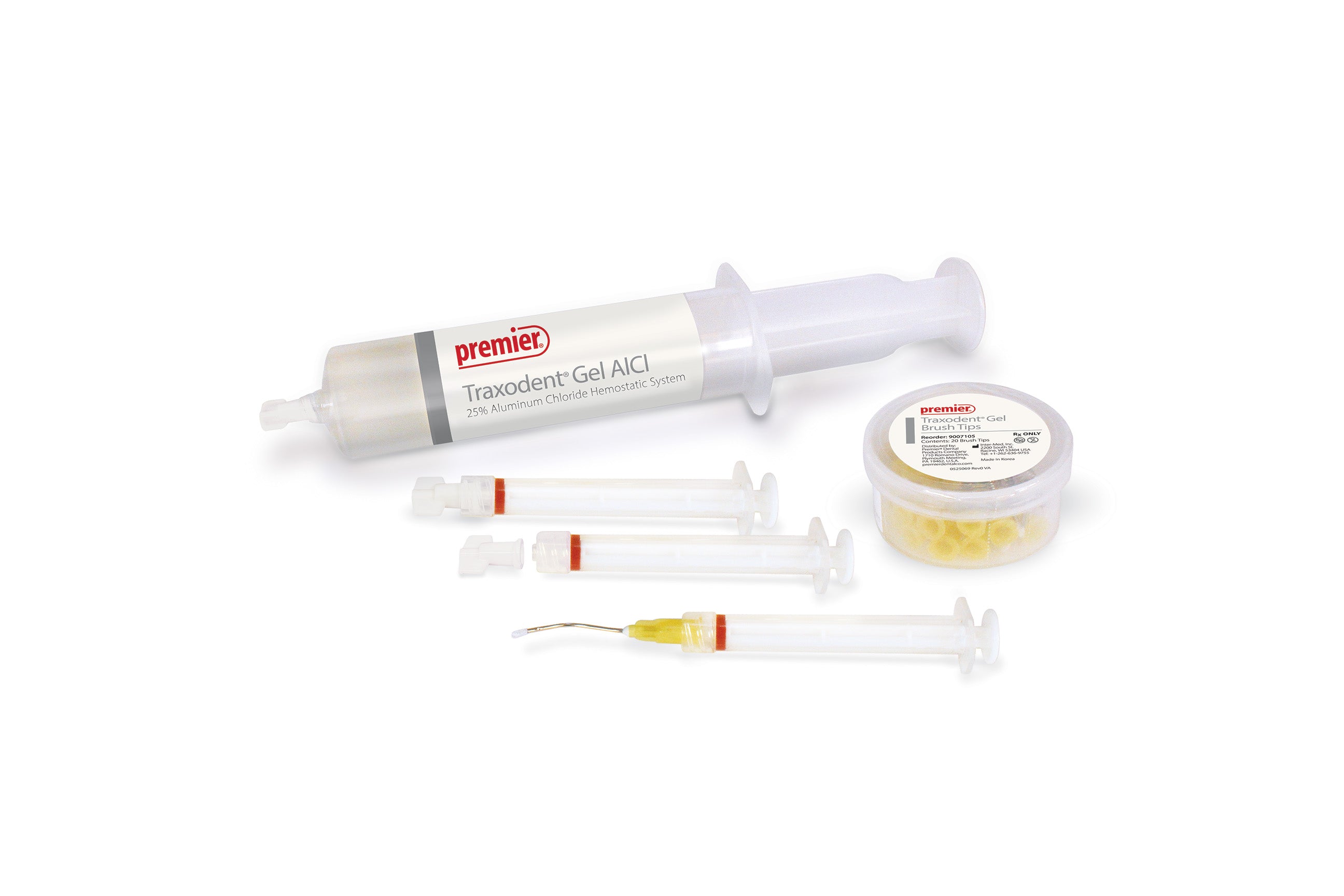 9007101 Traxodent® Gel AlCl Starter Kit 25% Aluminum Chloride Hemostatic System