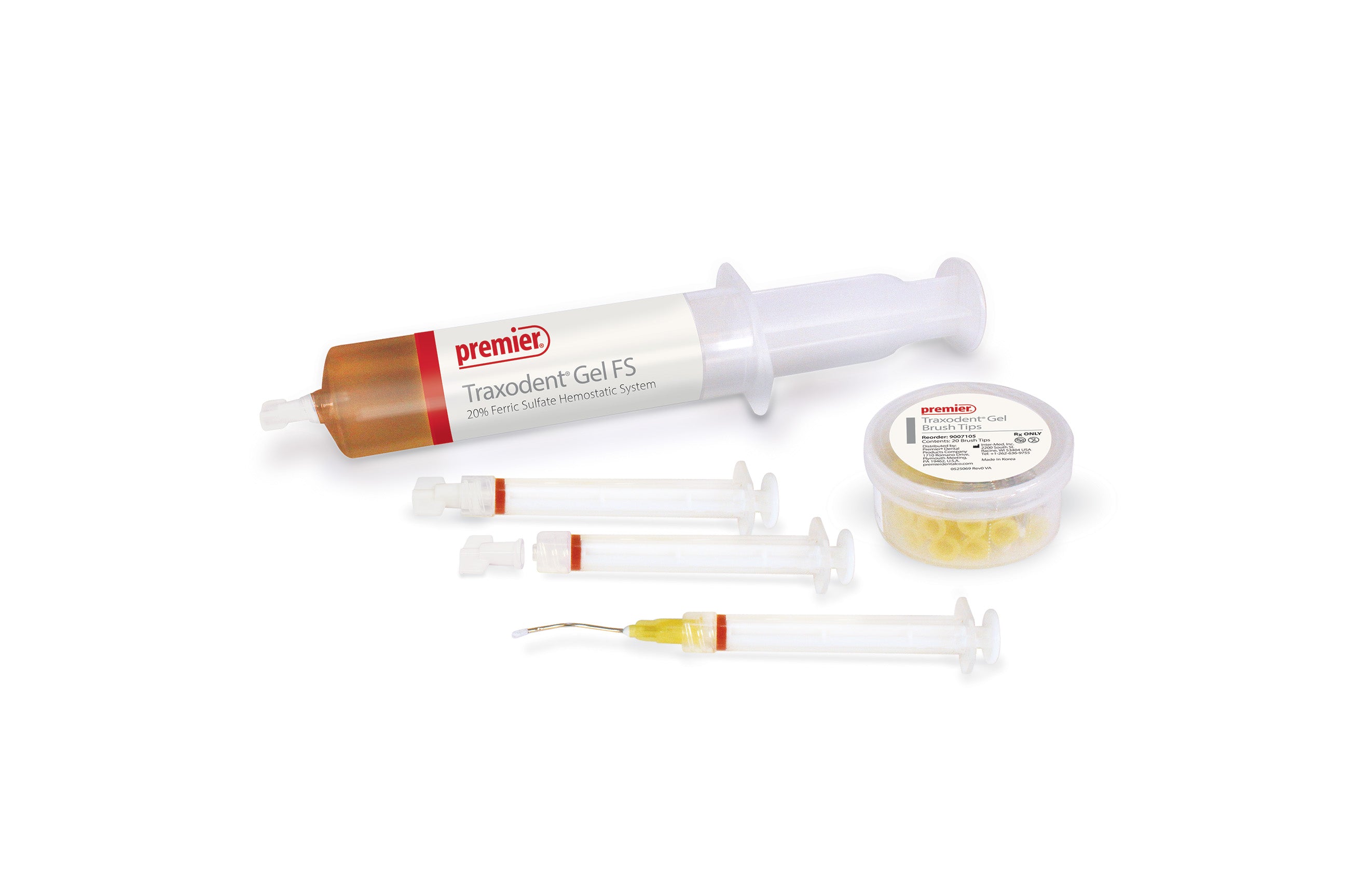 9007106 Traxodent® Gel FS Starter Kit 20% Ferric Sulfate Hemostatic System