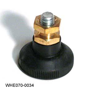 Leg, Adjustable, Front, 124020D/10, Haman.