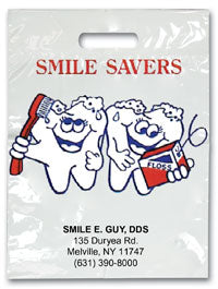 Bags - 2 Color Smile Savers Imprint 9x13 (500)