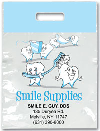 Bags - 2 Color Tooth Supplies Imprnt 7.5x9 (500)