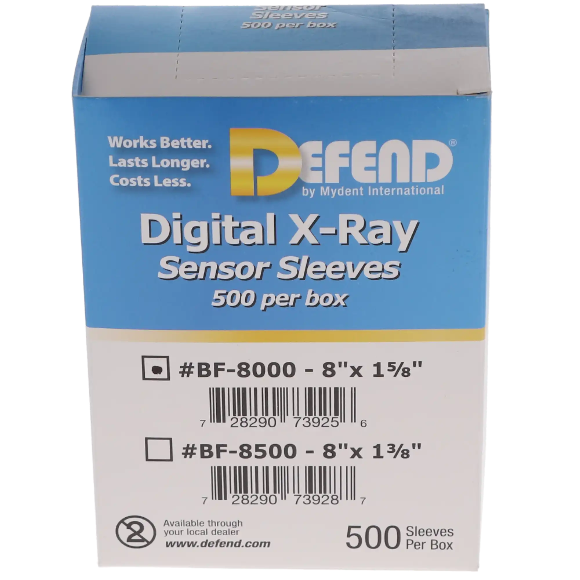 DEFEND® Digital X-Ray Sensor Sleeves 500/BOX