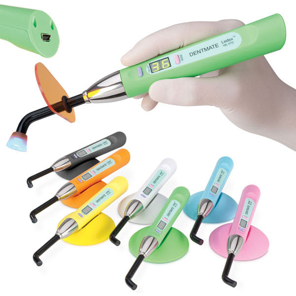 Light Blue Ledex LED Cordless Curing Light - Dentmate