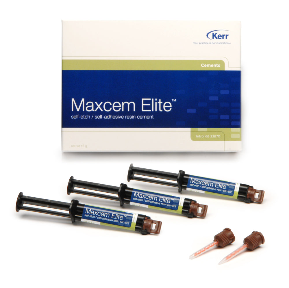 Maxcem Elite Refill, 2x5g Syringes & Assorted Tips - 'pack of 2'