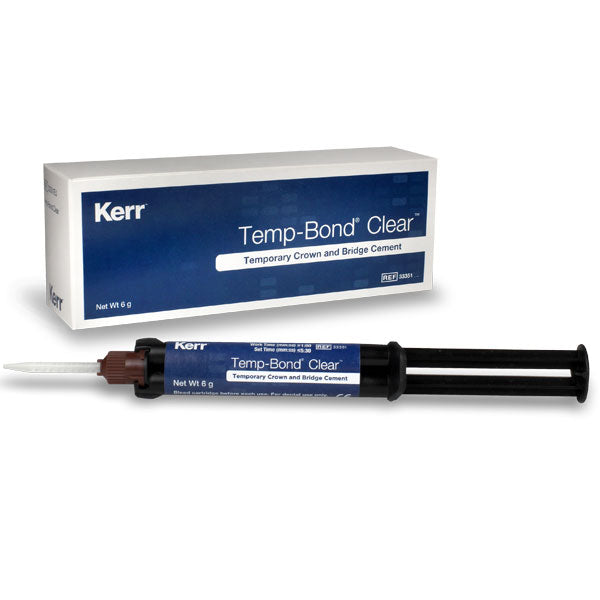 TempBond Non Eugenol Clear - Automix Syringe 1.7gm - 2pk