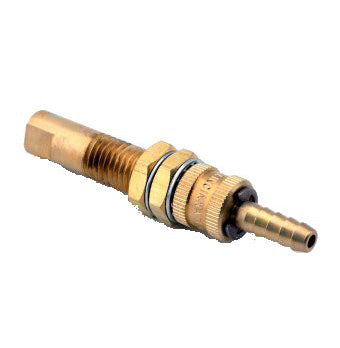 Dci #0008 - 1/8" X 10/32 In-Line Quick Disconnect W/Shut-Off