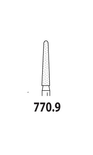 Two Striper Diamond - Round End Taper  5/PK -  770.9C