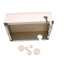 DCI #8312 - Gray Utility Center Housing Only, With Cover