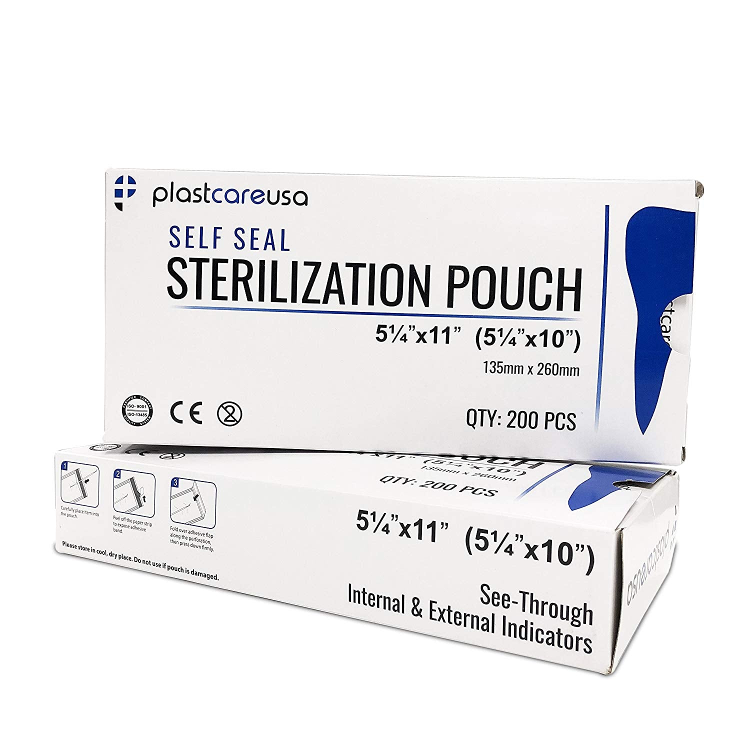 STERILIZATION POUCHES 5.25*10 200PCS/BOX