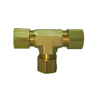 Dci #0137 - 3/8" Union Tee Compression Nut