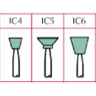 Dura-Green Stone - Shape IC4-6 - 12/Pcs or 72/Pcs