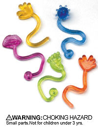 Toys - Mix Mini Sticky Hands Assortment (144)