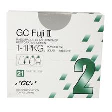 Fuji II Restorative Capsules - 1:1 Powder and Liquid Package - Pale Yellow