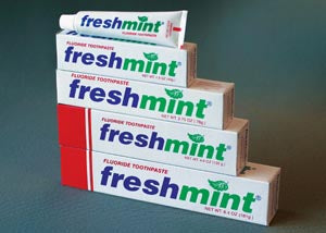 Fresh MintClear Fluoride Tooth Paste, Individually Boxed