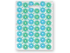 Scatter Bag - Teeth In Circles Clear 7x10 (100)