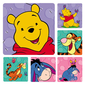 Stickers - Pooh & Friends Asst 2.5x2.5  (100pk)