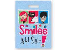 Bags - Full Color Smiles Ad Style Large 9x13 (250)