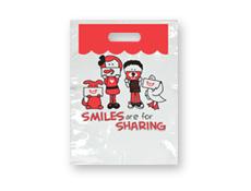 Bags - 2 Color Share Smile Small 7.5x9 (100)