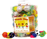 Toys - Canister Mix Action Toys Up to 132 Ct 132