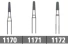 Carbide Burs - # 1170 Round End Tapered Fissure