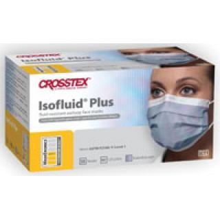 GPLUSBL - Isofluid Plus Earloop Mask Blue 50/box