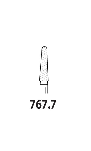 Two Striper Diamond - Round End Taper  5/PK -  767.7