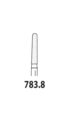 Two Striper Diamond - Round End Taper  5/PK -  783.8C