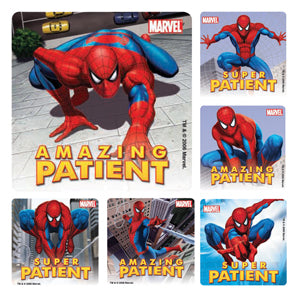 Stickers - Spiderman Patient Stickers  (100pk)