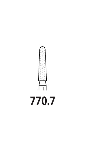 Two Striper Diamond - Round End Taper  5/PK -  770.7C