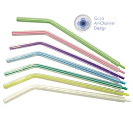 Multicolored Plastic Air Water Syringe Tips 250/pk