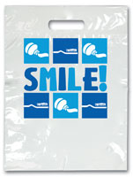 Bags - 2 Color Smile! Large 9x13 (100)