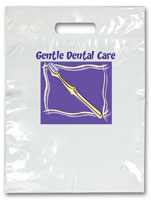 Bags - 2 Color Dental Care Brush Small 7.5x9 (100)