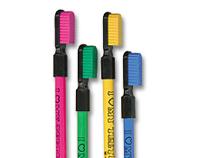 Pencils - 8 1/4" Toothbrush - assorted 36 per pack