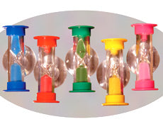 Toys - Timer 3 Minute Suction Assorted (50)
