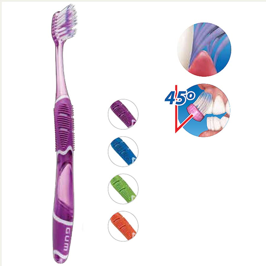 GUM Toothbrush Technique Deep Clean Soft - Compact #525 (12)