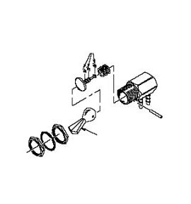 DCI #7945 - Valve Replacement Cartridge (Brown) - Toggle (Black)