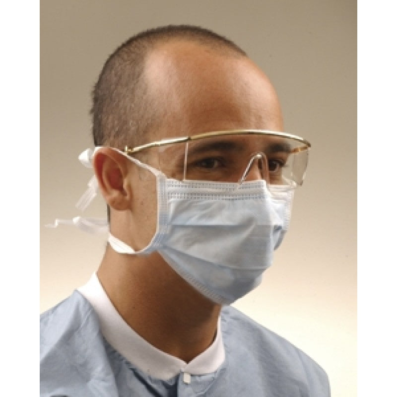 Blue Surgical Tie-on Mask,  Level 2 (6x 50bx)