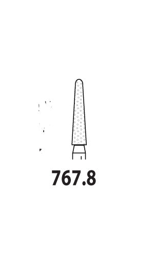 Two Striper Diamond - Round End Taper  5/PK -  767.8