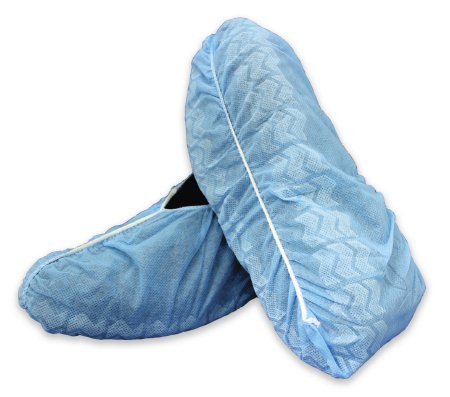Shoe Cover McKesson X-Large Shoe High Nonskid Sole Blue NonSterile (50bx.)