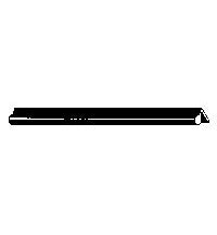 DCI #5954 - Black Holder Bar, Quad 8"
