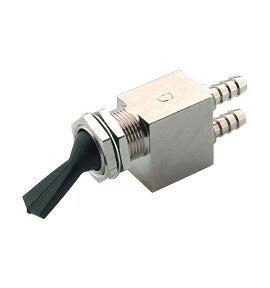 Dci #7160 - Black Toggle Valve, Exhausting 3-Way, Rear-Ported