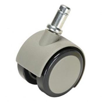 DCI #2972 - (5pk.) Caster, Soft Wheel For Hard Floors, Gray