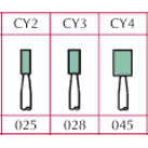 Dura-Green Stone - Shape CY - 12/Pcs