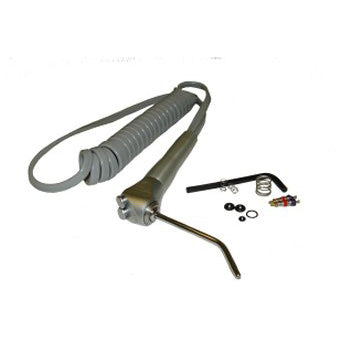 DCI #3478 - Quick-Clean Valve Core Style Syringe, w/Gray Coiled Tubing