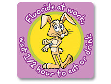 Stickers - Fluoride Bunny Stickers