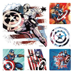 Stickers -  (100pk) Captain America