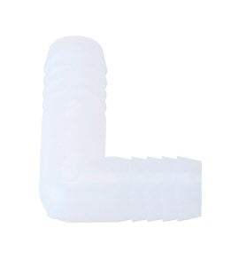 DCI #0983 - Elbow 5/8 X 5/8 Barb To Barb Plastic